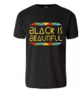 Design black 100% Cotton short sleeve T shirt For Unisex - Picture 1 of 3