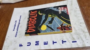 DIABOLIK 1° PRIMA SERIE N. 8 DIFFUSIONE SODIP COPERTINA OPACA 1/9/1964 PM - Picture 1 of 2