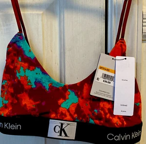 Calvin Klein Women's Unlined Bralette  QF7216 - 322    Size   S - Picture 1 of 12