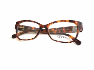 Versace Eyeglasses 3196 Tortoise 5074 Size 52mm Optical Frame  - Picture 1 of 5
