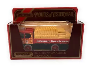 Matchbox Y18 Atkinson Steam Wagon Burghfield Mills Models of Yesteryear MoY box - Picture 1 of 1