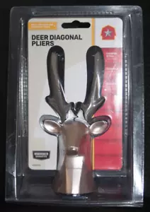 Pinza da taglio diagonale in acciaio al carbonio con supporto testa di cervo - Foto 1 di 5