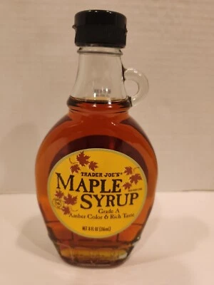 Trader Joe's Exclusively 100  % Pure Maple Syrup Grade A 8 fl oz Made In Canada  - Image 1 of 3