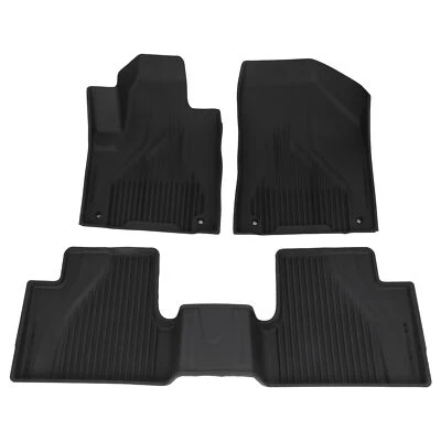 Juego de alfombrillas de goma negras para todo tipo de clima para Jeep Cherokee 14-18 Mopar OEM Foto 1 de 4
