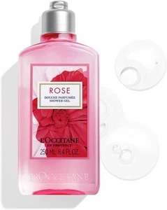 L'OCCITANE Rose Shower Gel 250ml | Floral Scented | Vegan & 99% Readily Biodegr - Picture 1 of 5
