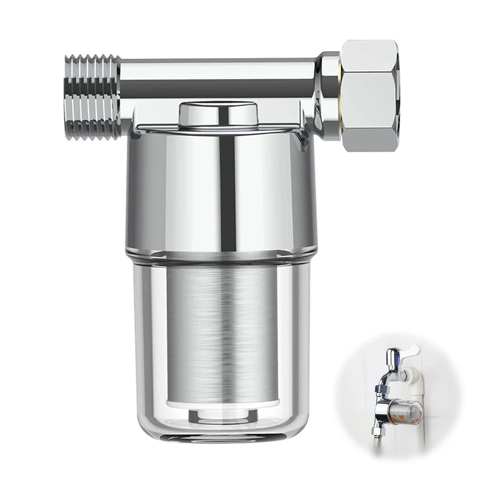 Filtre Matériau Cuivre pur, Acier Inoxydable, Eau Douche Anti Calcaire, Tuyau... - Photo 1/4