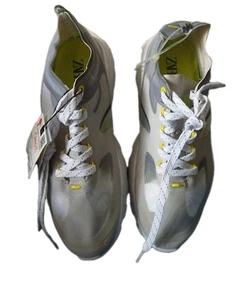 NWT ZARA Men’s Sneakers size 7 US or sz 40 EU Transparent footwear - Picture 1 of 7