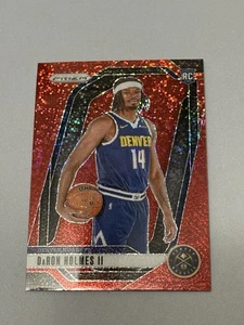 2024-25 Panini Prizm Red Sparkle Prizm SP! Rookie DaRon Holmes II RC Nuggets - Bild 1 von 2