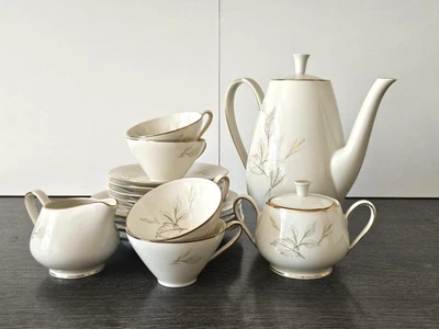 Kaffeeservice 16-tlg. Vintage Alka Kunst Bavaria Porzellan für 4 Personen - Bild 1 von 4