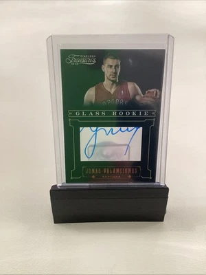 2012-13 Panini Timeless Treasures Glass Rookie Autographs Jonas Valanciunas /499 - Image 1 of 2