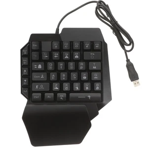 Tastatur Hintergrundbeleuchtung Tastatur für Heimathause Spiele Spiel Tastatur - Photo 1/12