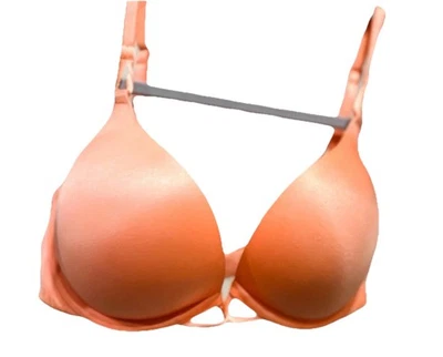Victoria's Secret Bombshell bra. Limited edition Tangerine orange +2cups 34D. - Image 1 of 4