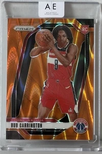 2024-25 Panini Prizm 🟠🔥 Orange Seismic Bub Carrington RC #111/199 SP! Wizards - Picture 1 of 3
