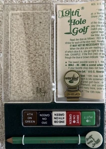 19. Loch Golf Würfel Top Zustand 1981 ZHead Wild Bluff Geldklammer - Bild 1 von 3
