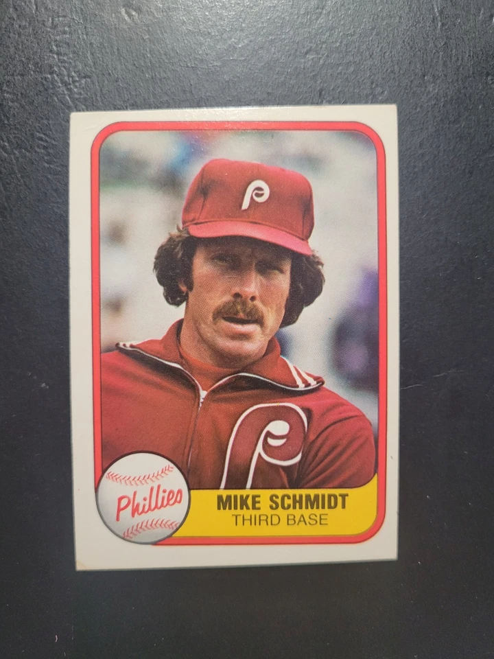 1981 Fleer # 5 Mike Schmidt Baseball Cards, Phillies - Image 1 of 1