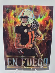 2023 Panini Select Draft Picks en Fuego Jalin Hyatt #EF-JH Silver Prizm (RC) - Picture 1 of 2