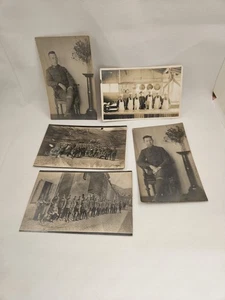 Lotto di 5 cartoline vintage WW1 soldati e cuochi. - Foto 1 di 8