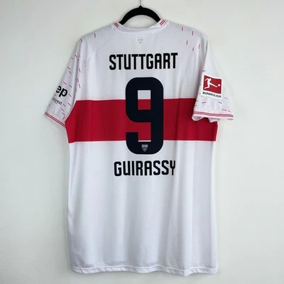 VfB Stuttgart 2023/2024 Home Football Shirt Soccer Jersey Serhou Guirassy - Image 1 of 4