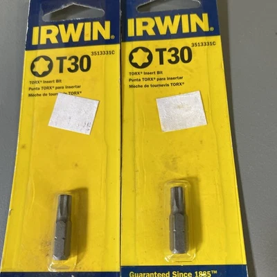 T30 1" Torx Insert Bit Irwin 3513331C X2 - Image 1 of 3