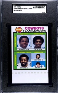 TONY DORSETT 1979 Topps #469 Cowboys Team Leaders One Of Kind PROOF SGC - Picture 1 of 2