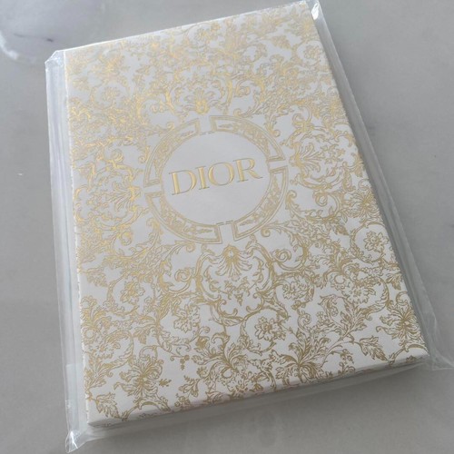 Dior Holiday Season Limited Notebook Drawstring Card 3 Set White 