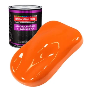 Restoration Shop Omaha Orange Acrylic Urethane Gallon Only Auto Paint - Picture 1 of 5
