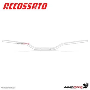 Manubrio Accossato in alluminio diametro 22mm colore silver - Foto 1 di 7