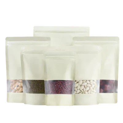 Bolsa de Mylar de lámina con acabado mate para ventana bolsas de pie sello térmico de grado alimenticio cierre de cremallera Foto 1 de 4