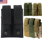 Tactical Molle Magazine Pouch Single/Double Pistol Mag Holder Flashlight Holster