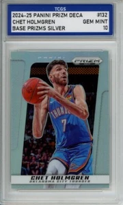2024-25 PANINI PRIZM DECA PRIZMS SILVER #132 CHET HOLMGLEN GEM MINT TCGS 10 - Picture 1 of 2