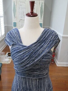 ANTHROPOLOGIE PLENTY by TRACY REESE DRESS L BLUE EUC - Picture 1 of 6