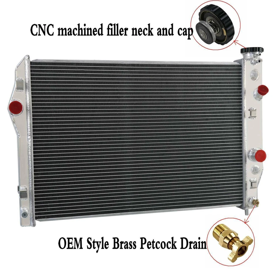 Radiador de aluminio de 4 filas para 93-02 Chevy Camaro Z28 Pontiac Firebird 5,7 L V8 AT Foto 1 de 4