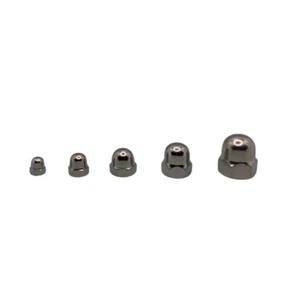 Hutmutter DIN 1587 hohe Form Edelstahl A2 V2A A4 V4A Hutmuttern Muttern M6-M16 - Bild 1 von 4