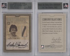 2005-06 ITG Ultimate Memorabilia 6th Edition Gold /10 Gilbert Perreault Auto HOF