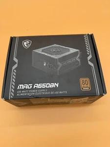 MSi MAG A650BN NA 80 Plus Bronze 650W Fully Modular Power Supply 1180T - Afbeelding 1 van 9