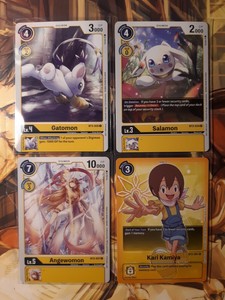 Digimon CG Tournament Pack Vol. 3 BT2-087 Kari Kamiya 4 Card Alternate Art Set