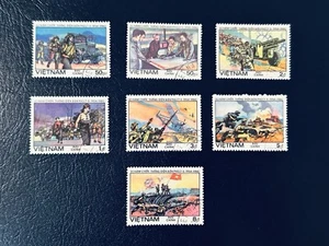 1984 Vietnam stamps SET 30TH ANNIVERSARY OF DIEN BIEN PHU VICTORY USED - Picture 1 of 1