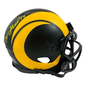 Cam Akers Signed Eclipse Mini Helmet COA BAS Los Angeles Rams Autographed LA - Picture 1 of 4