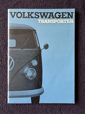 Volkswagen VW Transporter 1964 original tipo 2 T1 manual de instrucciones febrero 1964 Foto 1 de 4