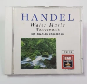 Handel Water Music - Wassermusik Sir Charles Mackerras 1978 Original CD Disc - Picture 1 of 2