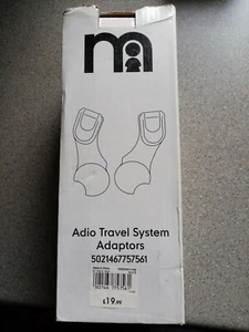 Mothercare Adio Stroller Travel System Car Adaptors Maxicosi/cybex/besafe BNIB - Picture 1 of 6
