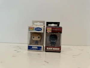 Funko POP! Power Rangers Movie Black Ranger 1.5" Pocket Keychain And Frozen Anna - Bild 1 von 3