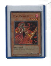 YU-GI-OH --  FIRE PRINCESS --  LON-034 SUPER RARE UNLIMITED ED NEVER PLAYED