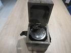 WW 2 COSTAL COMMAND TYPE 06A HAND HELD COMPASS IN FITTED WOODEN BOX