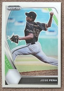 2021 Panini Prizm Draft Picks Jose Pena Rookie Philadelphia Phillies #PDP175