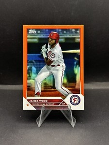 2023 Topps Pro Debut  James Wood Orange Foil #/25  #PD-119 Washington Nationals