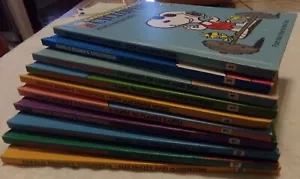 Lot of 10 Charlie Brown's 'Cyclopedia Hardcover Books 1 3-7 9 10 12 13 VGUC! - Picture 1 of 4