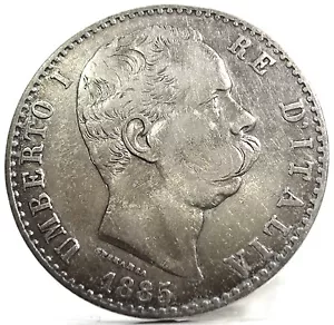 Savoia-Regno d'Italia (UMBERTO I) 2 Lire 1885 - Picture 1 of 6