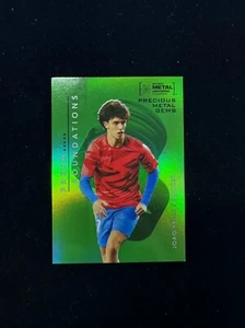 2022 Skybox Metal Universe Champions Joao Felix Precious Metal Gems Green /10 - Bild 1 von 2