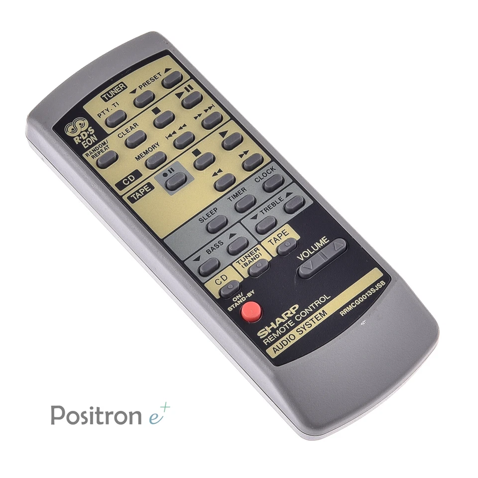 Telecomando Originale Sharp RRMCG0013SJSB Per Sistema Audio XL-540 / Controllato - Immagine 1 di 1